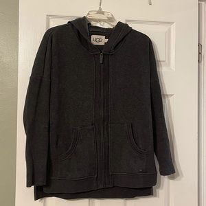 UGG fleece lined zip up hoodie